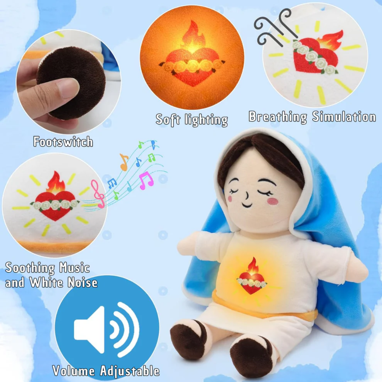 MaryBreath™ - Breathing Plush for Anxiety